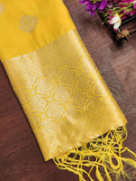 image, Floral Paithani Silk Blend Traditional Ethnic Banarasi Woven Patola Dupatta For WOMEN | DEVANGI
