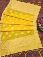 image, Floral Paithani Silk Blend Traditional Ethnic Banarasi Woven Patola Dupatta For WOMEN | DEVANGI
