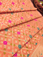 image, Banarasi Silk Blend Traditional Ethnic Woven Patola Dupatta For WOMEN | DEVANGI
