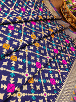 image, Floral Silk Blend Traditional Ethnic Banarasi Woven Patola Dupatta For WOMEN | DEVANGI
