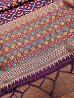 image, Banarasi Silk Blend Traditional Ethnic Woven Patola Dupatta For WOMEN | DEVANGI

