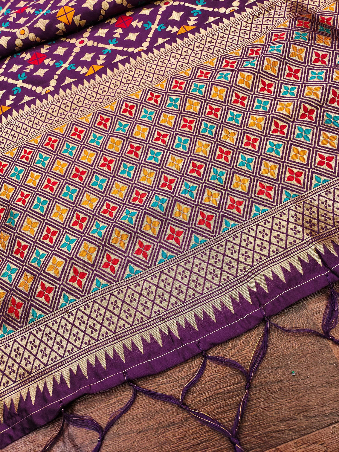 Banarasi Silk Blend Traditional Ethnic Woven Patola Dupatta For WOMEN | DEVANGI