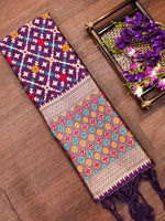 image, Banarasi Silk Blend Traditional Ethnic Woven Patola Dupatta For WOMEN | DEVANGI
