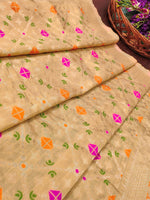 image, Floral Silk Blend Traditional Ethnic Banarsi  Woven Patola Dupatta For WOMEN | DEVANGI
