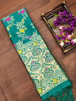 image, Floral Silk Blend Traditional Ethnic Banarasi Woven Patola Dupatta For WOMEN | DEVANGI
