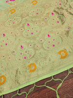 image, Floral Silk Blend Traditional Ethnic Banarasi Woven Patola Dupatta For WOMEN | DEVANGI

