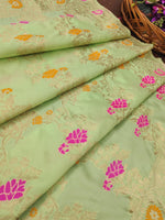 image, Floral Silk Blend Traditional Ethnic Banarasi Woven Patola Dupatta For WOMEN | DEVANGI
