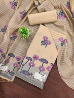 image, DEVANGI Cotton Silk Unstitched Salwar Suit Dress Material With Dupatta
