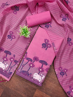 image, DEVANGI Cotton Silk Unstitched Salwar Suit Dress Material With Dupatta
