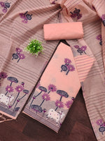 image, DEVANGI Cotton Silk Unstitched Salwar Suit Dress Material With Dupatta
