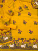 image, DEVANGI Cotton Silk Unstitched Salwar Suit Dress Material With Dupatta
