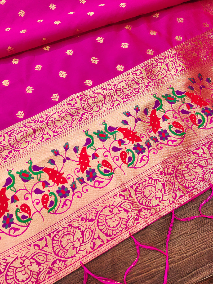 Silk Banarasi Patola woven Unstitched Salwar Suit Dress Material With Dupatta | DEVANGI