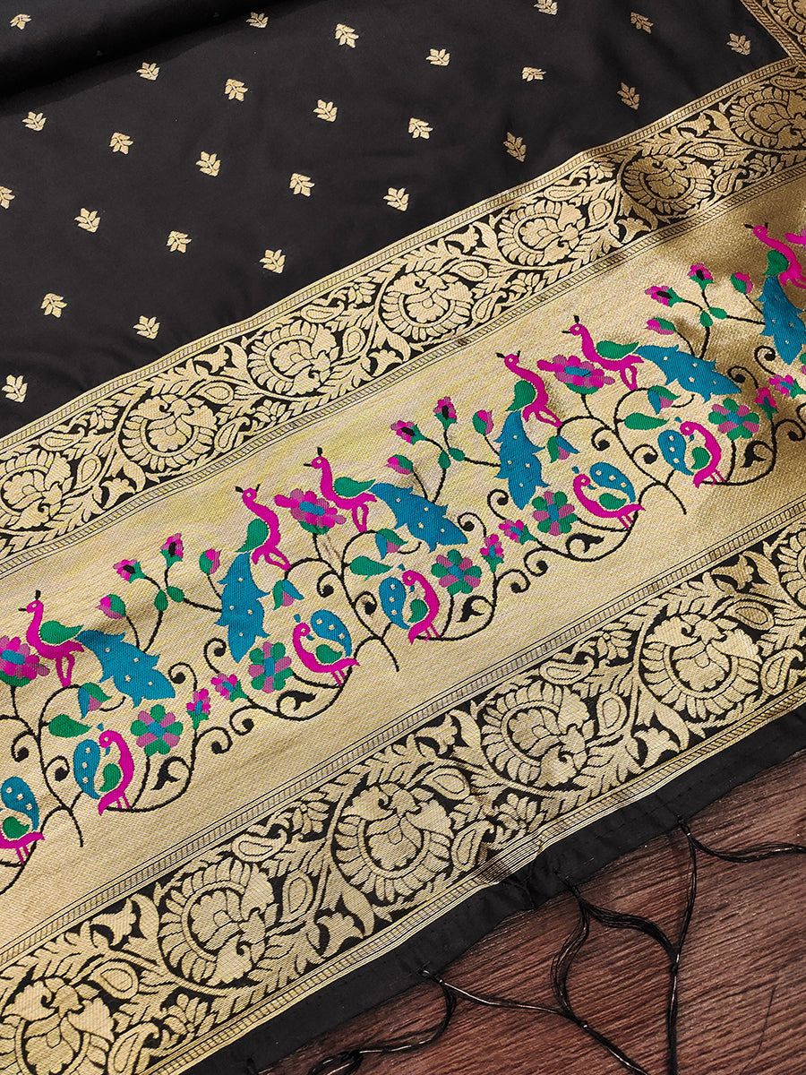 Silk Banarasi Patola woven Unstitched Salwar Suit Dress Material With Dupatta | DEVANGI