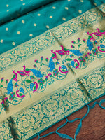 image, Silk Banarasi Patola woven Unstitched Salwar Suit Dress Material With Dupatta | DEVANGI
