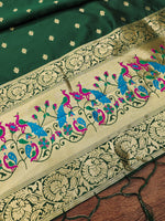 image, Silk Banarasi Patola woven Unstitched Salwar Suit Dress Material With Dupatta | DEVANGI
