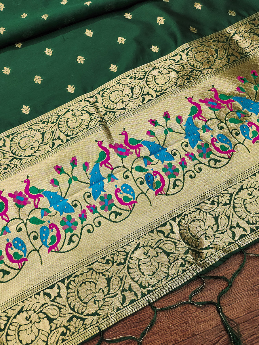 Silk Banarasi Patola woven Unstitched Salwar Suit Dress Material With Dupatta | DEVANGI