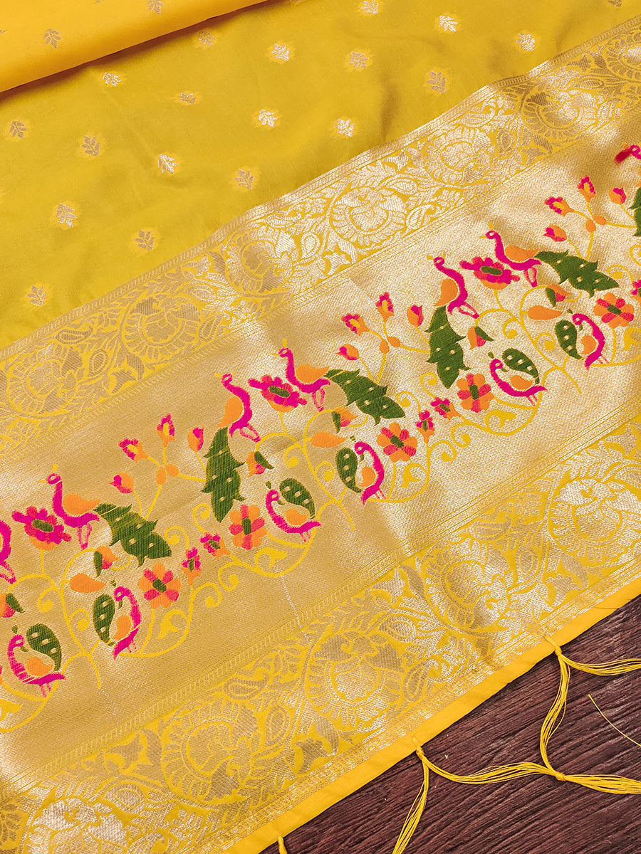 Silk Banarasi Patola woven Unstitched Salwar Suit Dress Material With Dupatta | DEVANGI