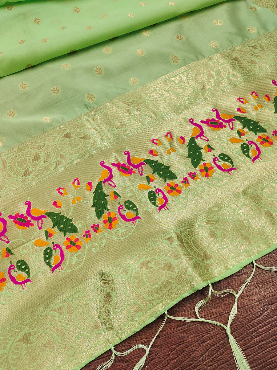 Silk Banarasi Patola woven Unstitched Salwar Suit Dress Material With Dupatta | DEVANGI