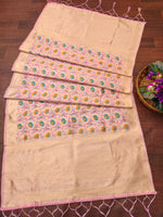 image, Silk Banarasi Patola woven Unstitched Salwar Suit Dress Material With Dupatta | DEVANGI
