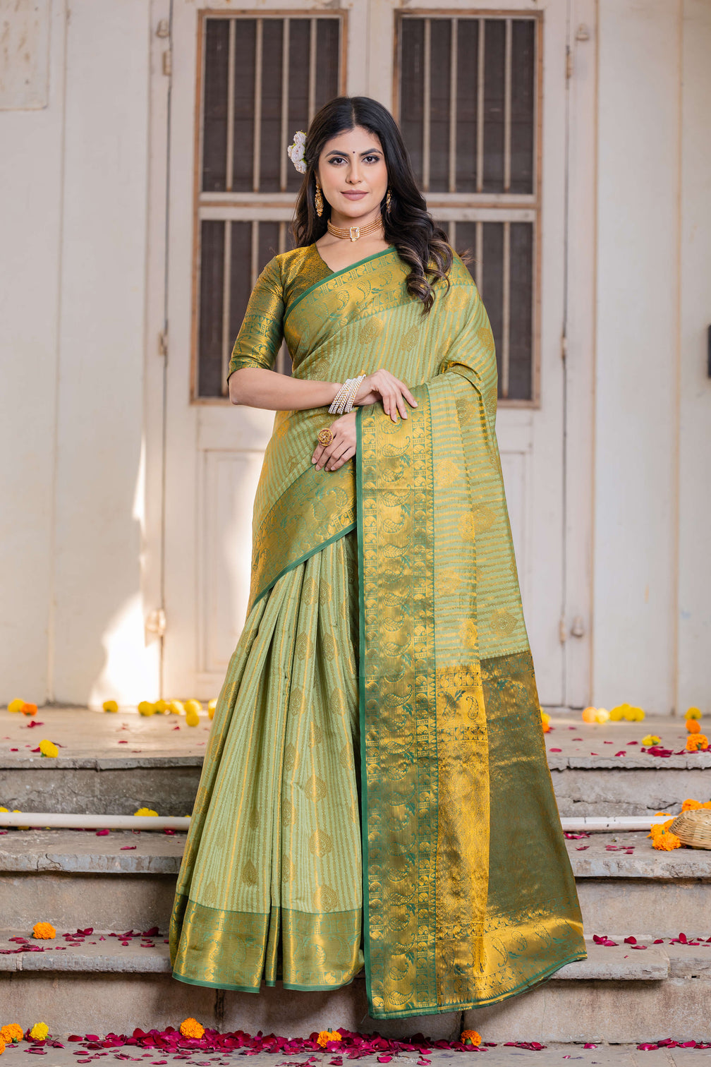 Traditional Banarasi Silk Saree for Woman's