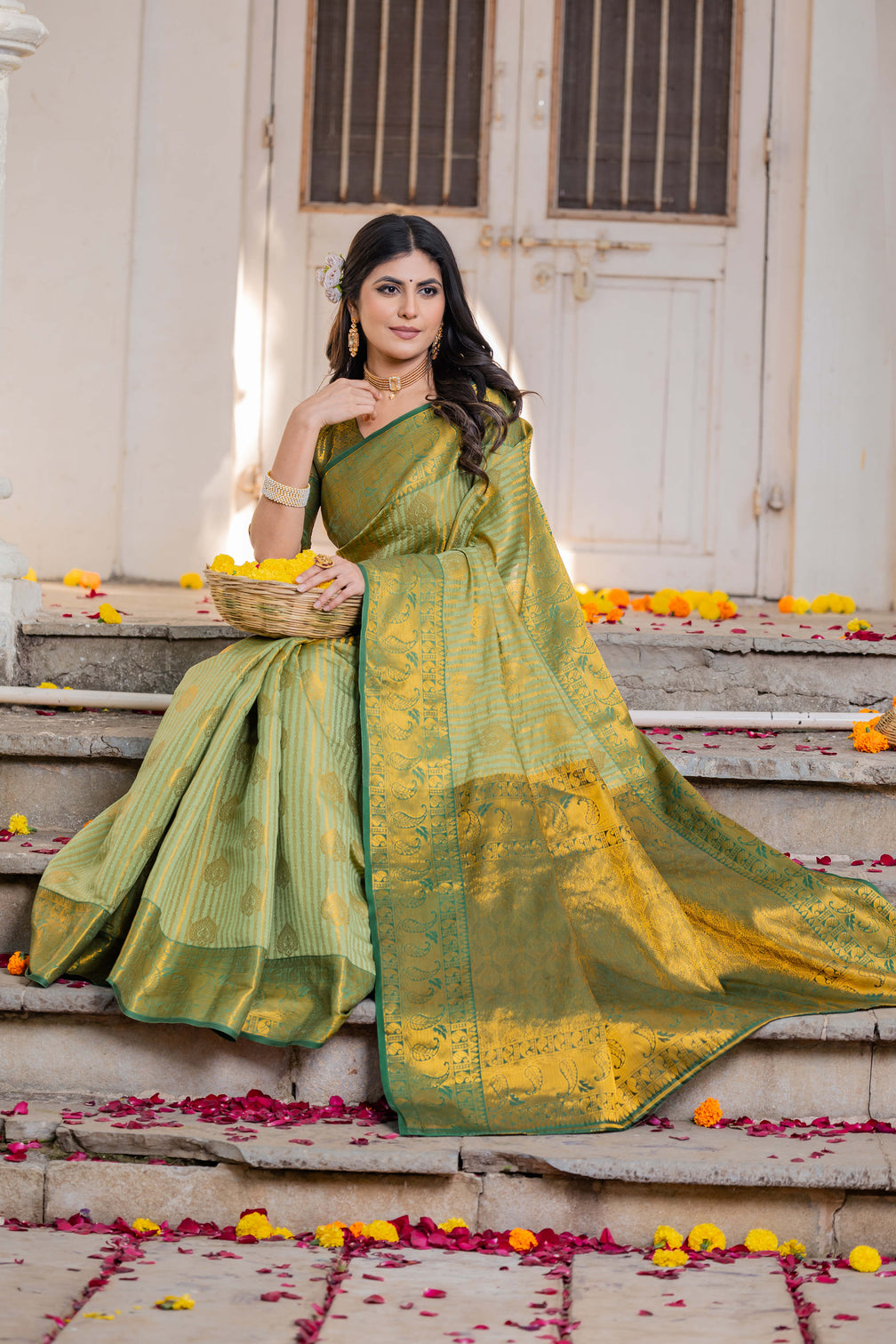 Traditional Banarasi Silk Saree for Woman's
