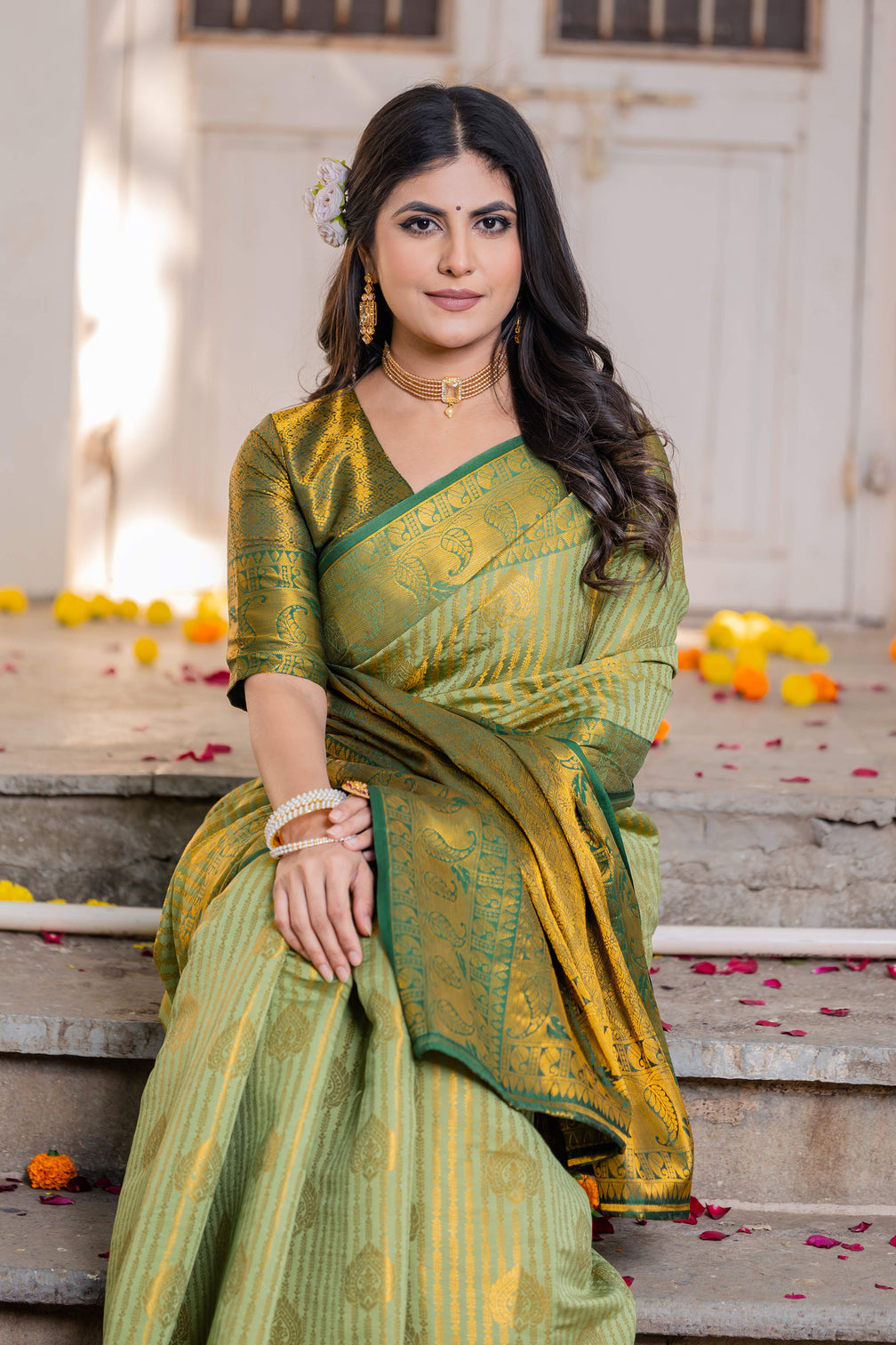 Traditional Banarasi Silk Saree for Woman's