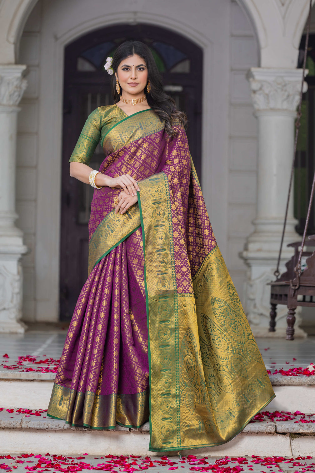 Traditional Banarasi Silk Saree for Woman's