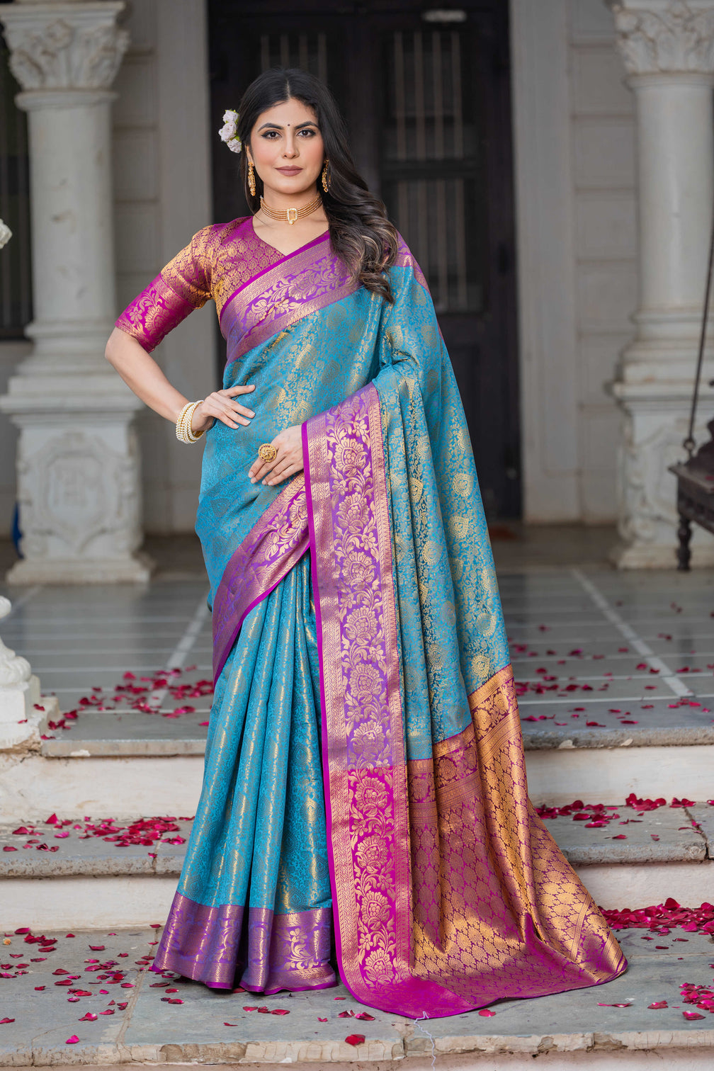 Traditional Banarasi Silk Saree for Woman's
