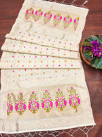 image, Floral Banarasi Silk Blend Traditional Ethnic Woven Patola Dupatta For WOMEN | DEVANGI
