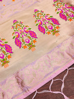 image, Floral Silk Blend Traditional Ethnic Banarasi Woven Patola Dupatta For WOMEN | DEVANGI
