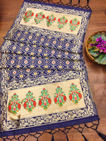 image, Floral Silk Blend Traditional Ethnic Banarasi  Woven Patola Dupatta For WOMEN | DEVANGI
