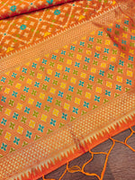 image, Floral Silk Blend Traditional Ethnic Woven Patola Dupatta For WOMEN | DEVANGI
