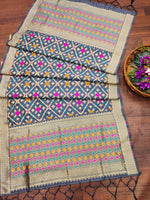 image, Floral Silk Blend Traditional Ethnic Banarasi Woven Patola Dupatta For WOMEN | DEVANGI
