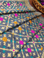 image, Floral Silk Blend Traditional Ethnic Banarasi Woven Patola Dupatta For WOMEN | DEVANGI
