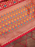 image, Banarasi Silk Blend Traditional Ethnic Woven Patola Dupatta For WOMEN | DEVANGI
