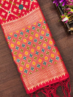 image, Banarasi Silk Blend Traditional Ethnic Woven Patola Dupatta For WOMEN | DEVANGI
