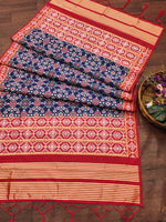image, Multi Color Floral Banarasi Silk Blend Traditional Ethnic Woven Patola Dupatta For WOMEN | DEVANGI
