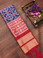 image, Multi Color Floral Banarasi Silk Blend Traditional Ethnic Woven Patola Dupatta For WOMEN | DEVANGI
