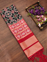image, Floral Banarasi Silk Blend Traditional Ethnic Woven Patola Dupatta For WOMEN | DEVANGI
