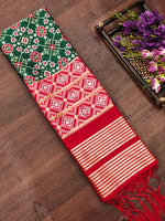 image, Floral Banarasi Silk Blend Traditional Ethnic Woven Patola Dupatta For WOMEN | DEVANGI
