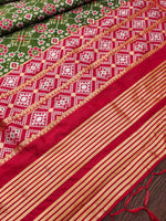 image, Floral Banarasi Silk Blend Traditional Ethnic Woven Patola Dupatta For WOMEN | DEVANGI
